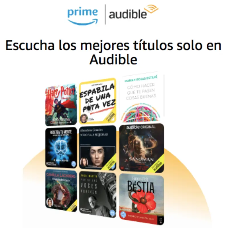 3 Meses GRATIS de Amazon Audible España