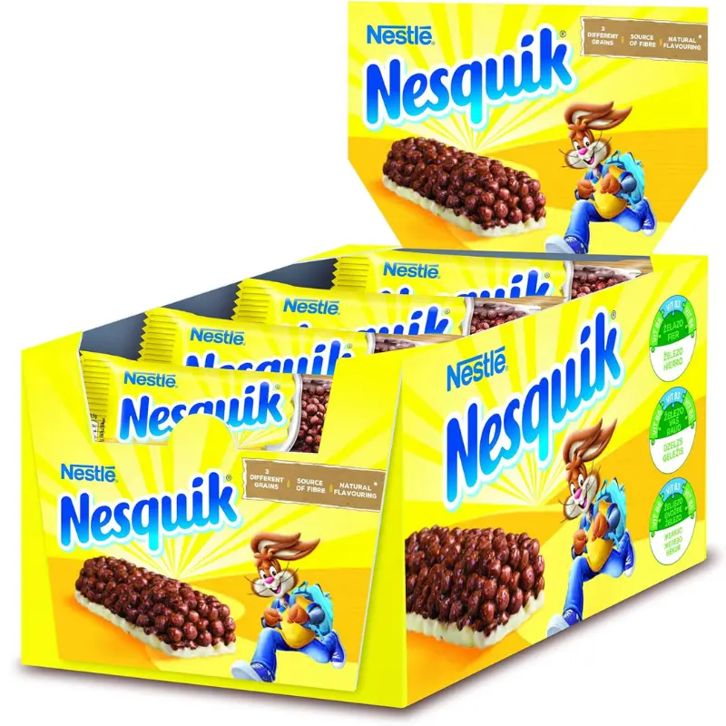 Pack x16 Barritas de cereales Nesquik de 25g
