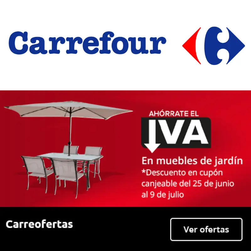 Cheque del 20% en casi TODAS las piscinas de Carrefour