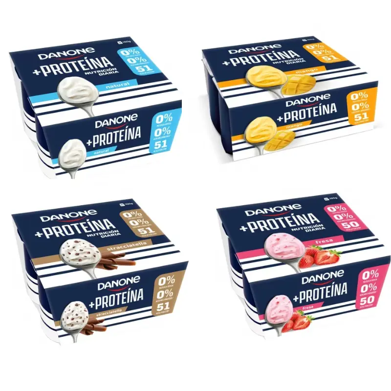 Pack 4 Yogur proteína DANONE por ¡SOLO 1€!
