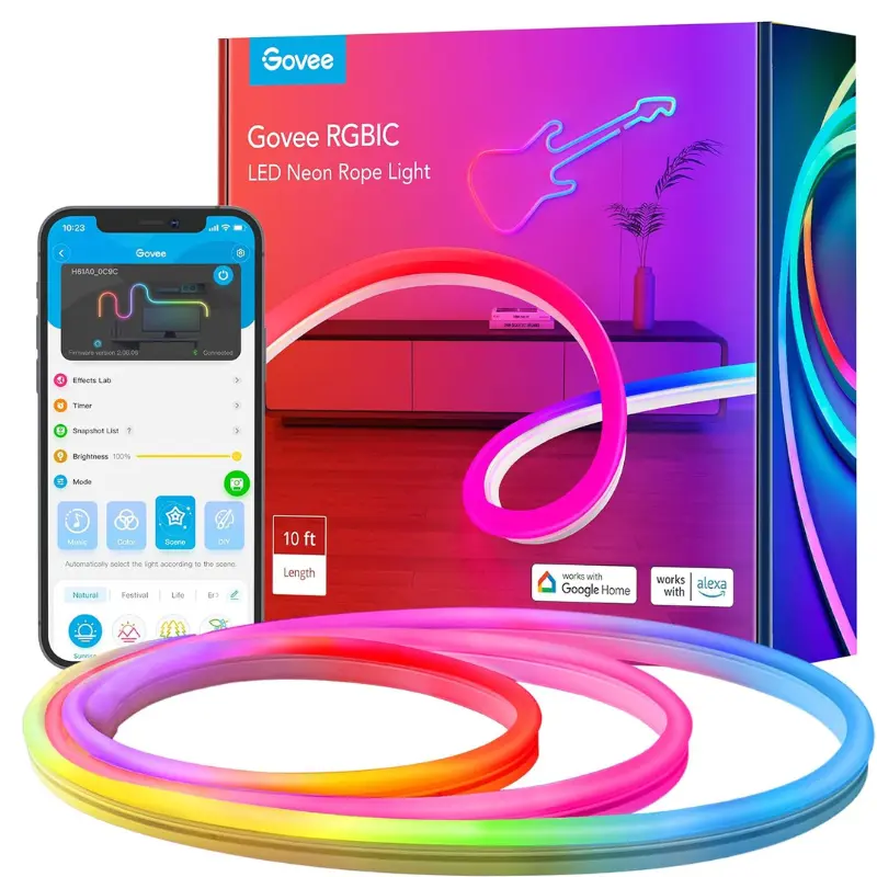 Tira LED Multiforme Govee Neon 3M control APP