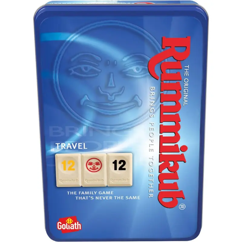 Caja Metalica Rummikub Original Edición Viaje