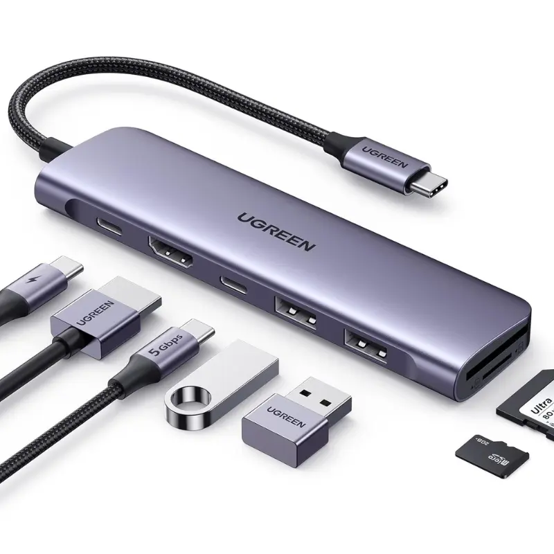 Adaptador Hub 7 en 1 UGREEN Revodok