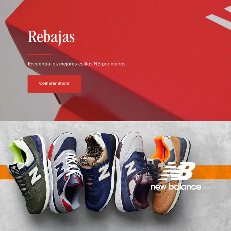 ¡Rebajas Verano New Balance! ¡Ahora cupón -25% EXTRA!