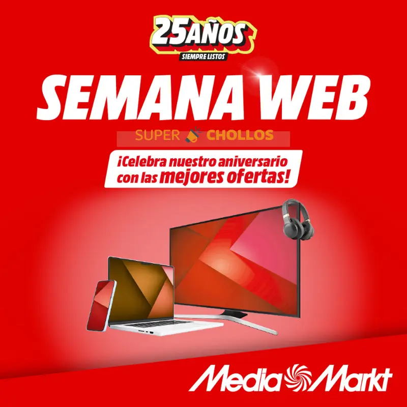 ¡Semana Web MediaMarkt! ¡-15% en APP en una selección de productos!