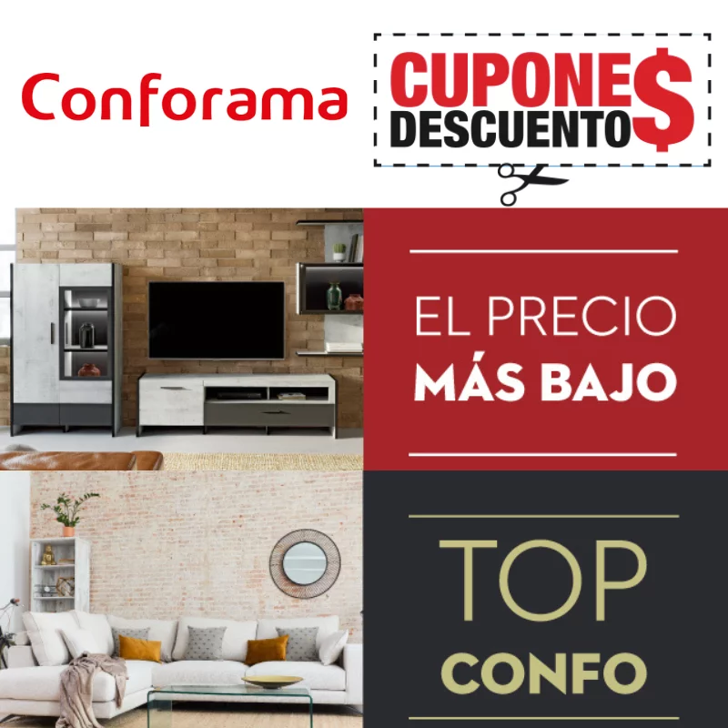 5€ GRATIS de descuento en tu compra en Conforama
