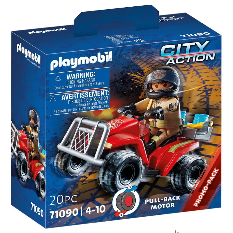 PLAYMOBIL City Action Bomberos – Speed Quad