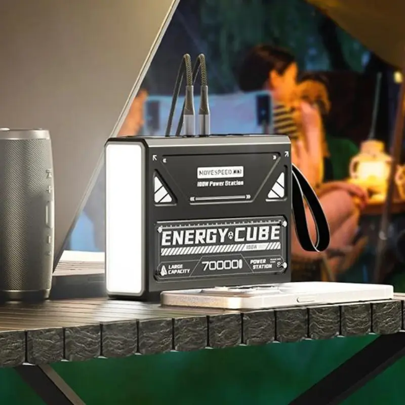 Estación de carga  70000mAh con carga rápida 100W