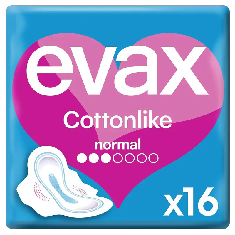Pack x48 Compresas Evax Cottonlike