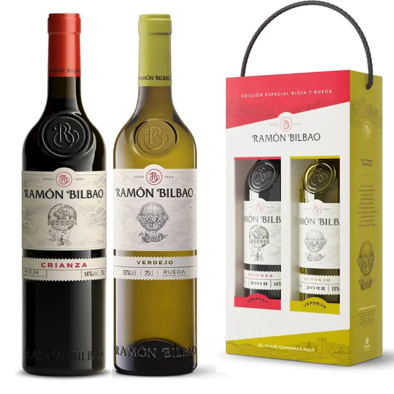 Estuche de vinos Ramón Bilbao