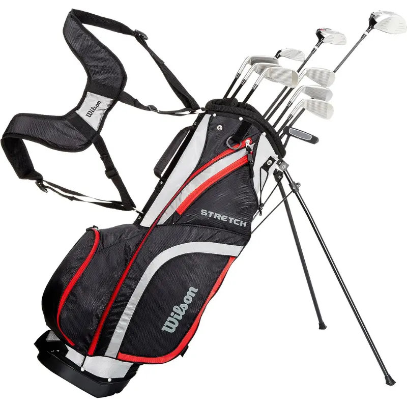 Set de golf Wilson principiantes con 10 palos y bolsa de trasporte