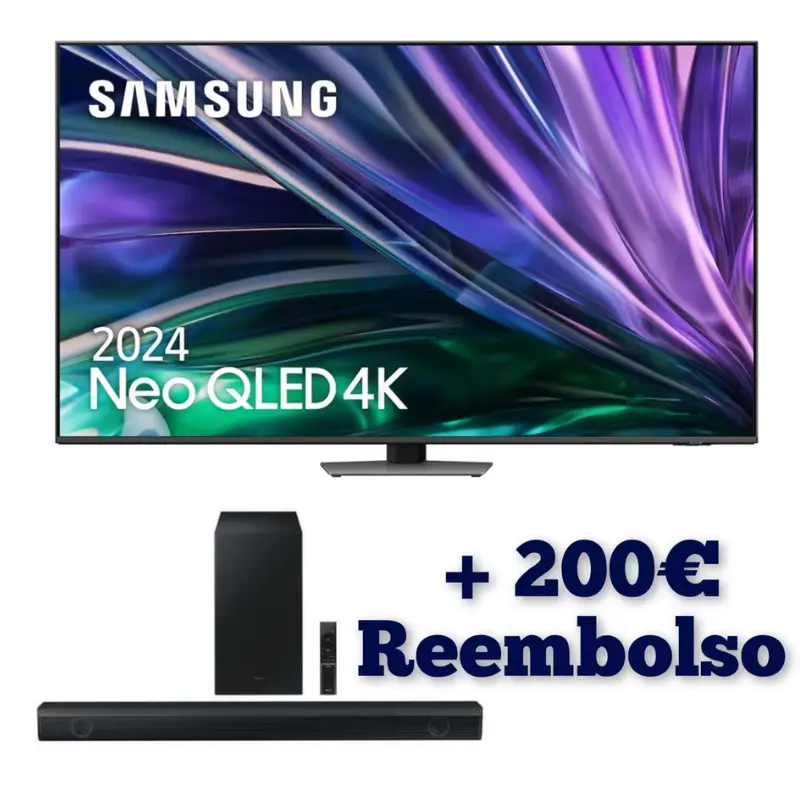 Samsung QLED 75QN85D + Barra de Sonido Samsung