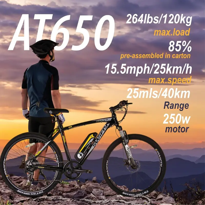 Bicicleta eléctrica de montaña (25km/h – 50km)