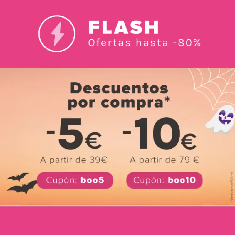 Cupón Halloween Druni 10€ y 5€ GRATIS