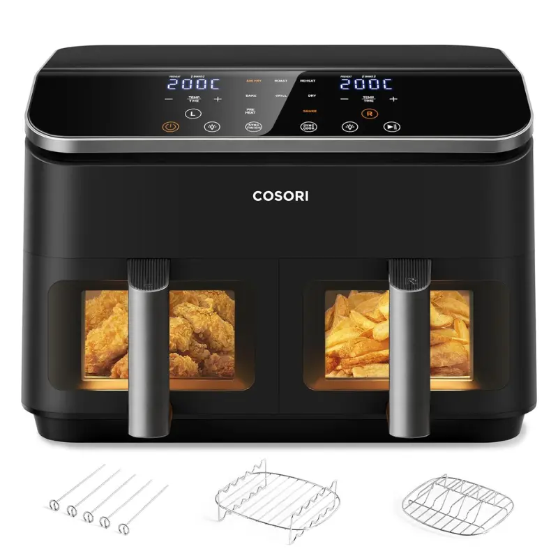 Freidora de aire Cosori con doble cesta 8,5L