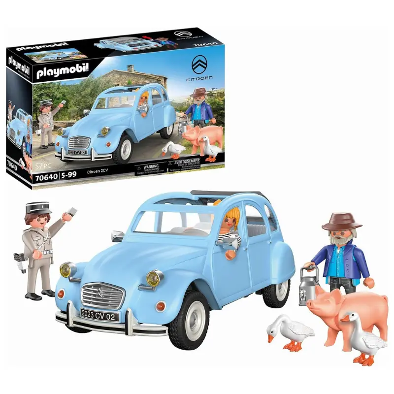 Citroën 2 CV con Capota extraíble de Playmobil