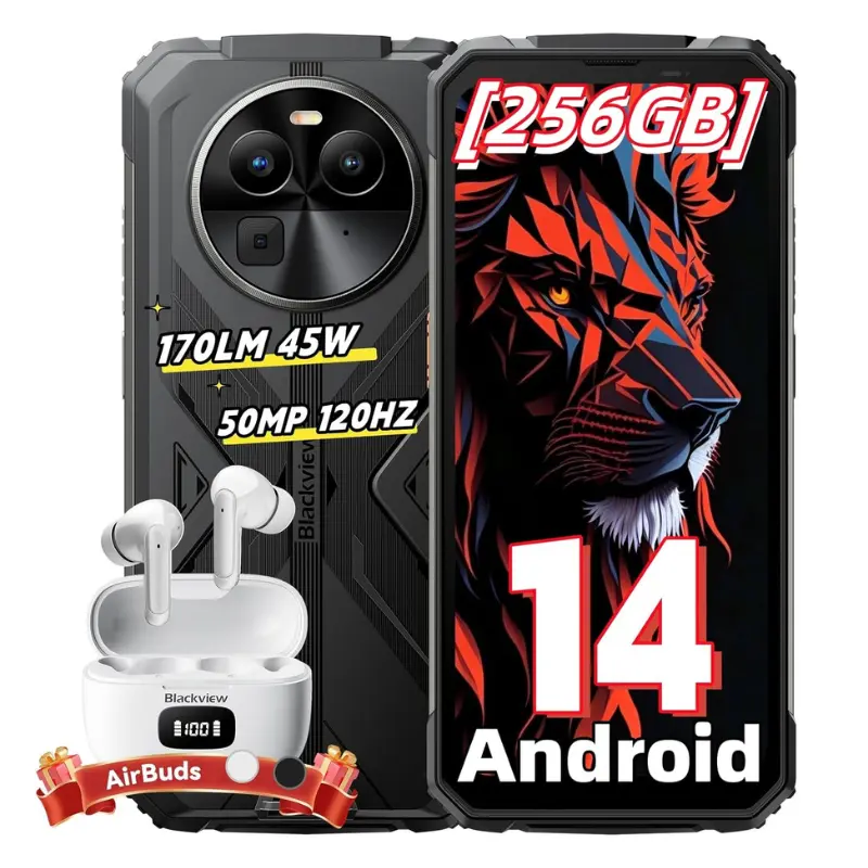 Blackview BV8100 + Auriculares Airbuds GRATIS