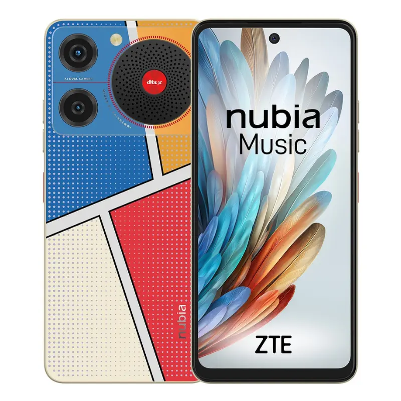 ZTE Nubia Music 4GB + 128GB con funda, protector y auriculares