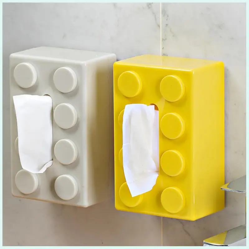 Caja para papel higiénico tipo Lego