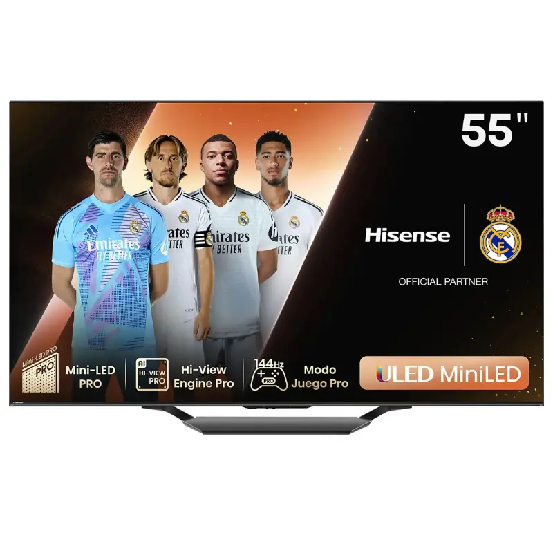 Smart TV Hisense Mini LED 55″ 144Hz 4K