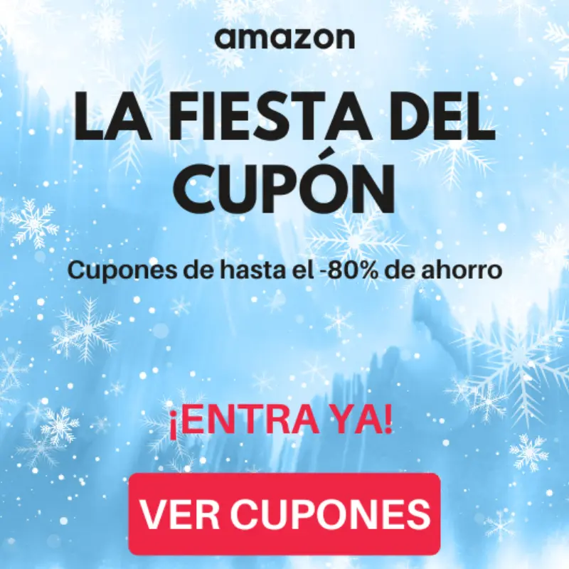 ¡La Fiesta del cupón de Amazon! ¡Hasta el 80% DTO.!