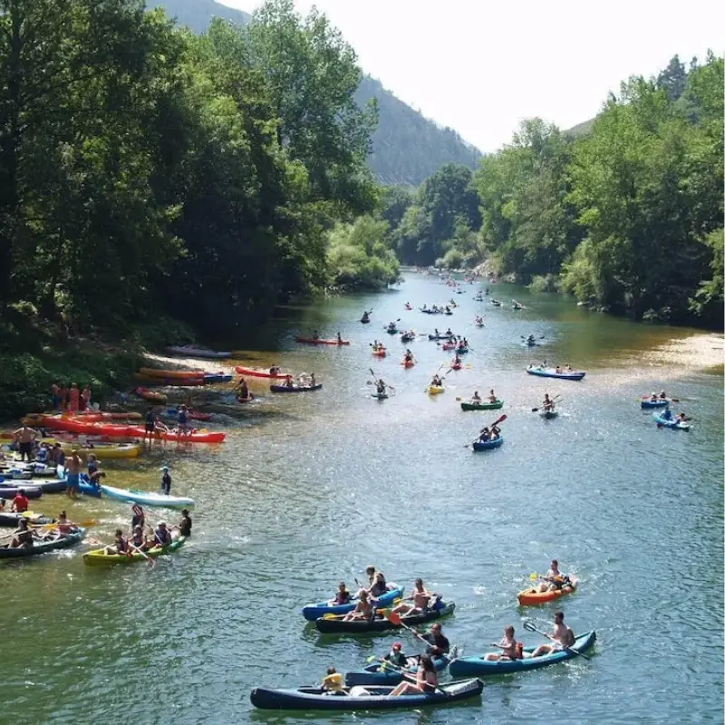 Descenso del Sella en canoa con 2 noches de hotel y desayuno