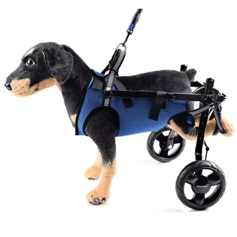 Silla de ruedas para mascotas en varias tallas y colores