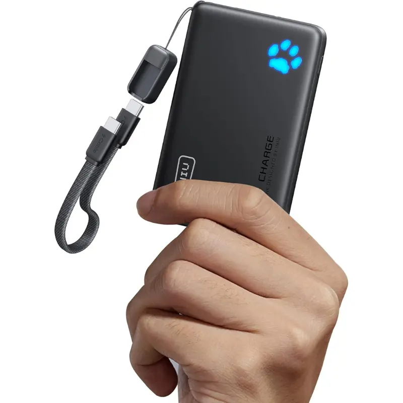 INIU Power Bank Ultraligera 45W PD3.0 10.000mAh
