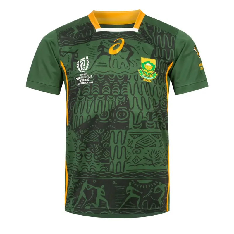 Camiseta Asics Sudafrica Springbooks Rugby 7S