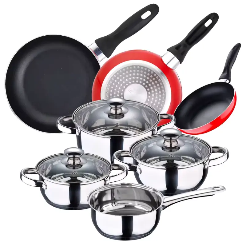 Batería cocina San Ignacio de con ollas y sartenes