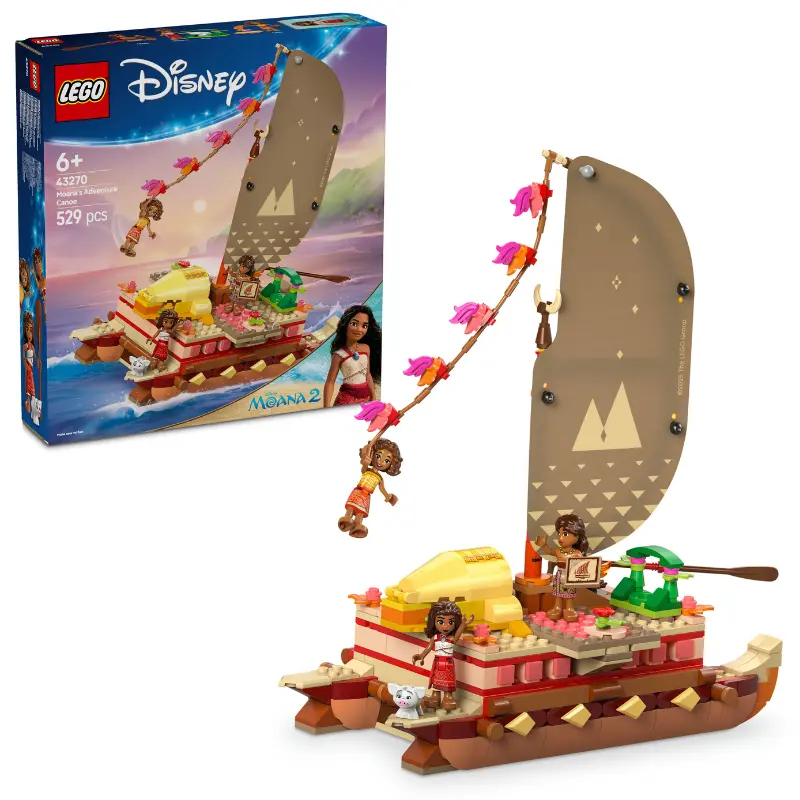 LEGO Disney: Set Canoa de Aventuras de Vaiana [OFERTA]