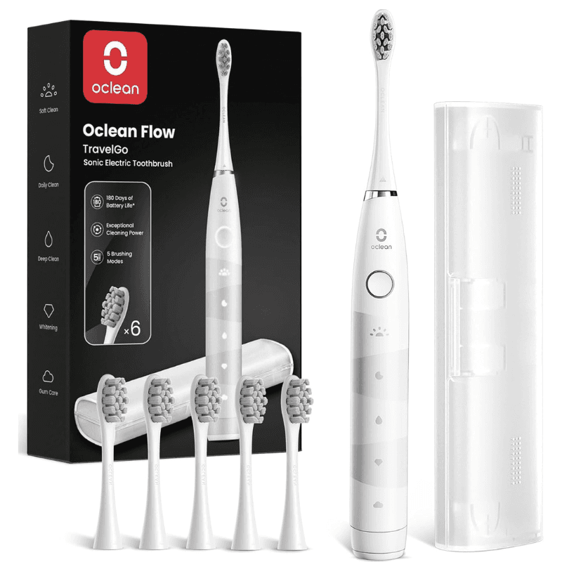 Oclean TravelGo FlowSet Cepillo eléctrico  con estuche y recambios