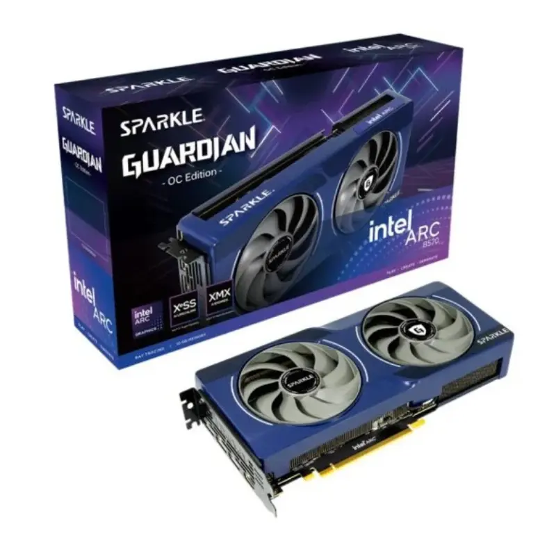Tarjeta Gráfica Sparkle Intel Arc B570 Guardian OC 10GB GDDR6