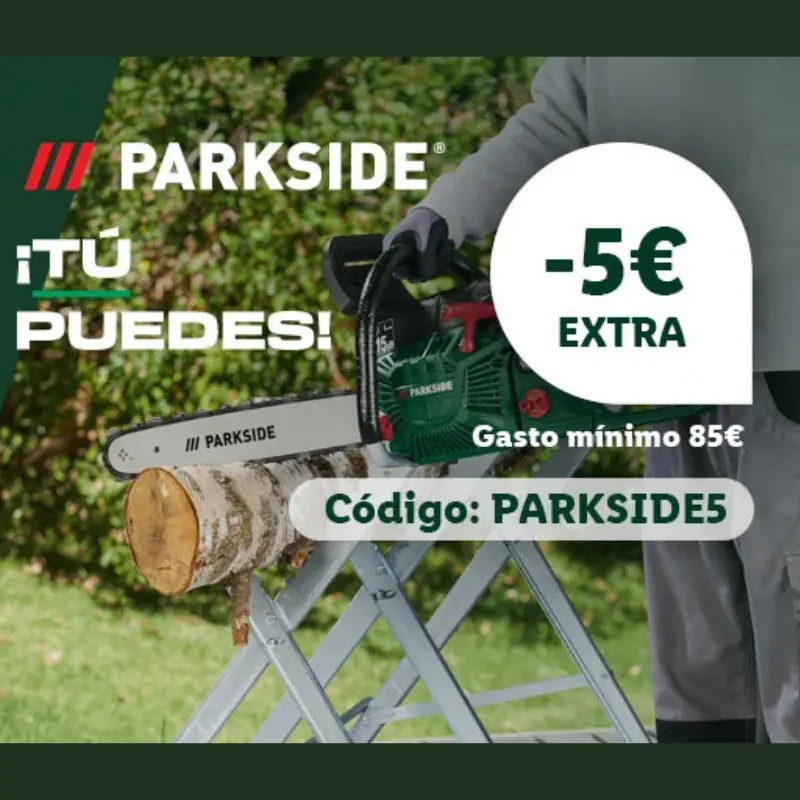 LIDL :: Cupón 5€ DTO. EXTRA en herramientas Parkside