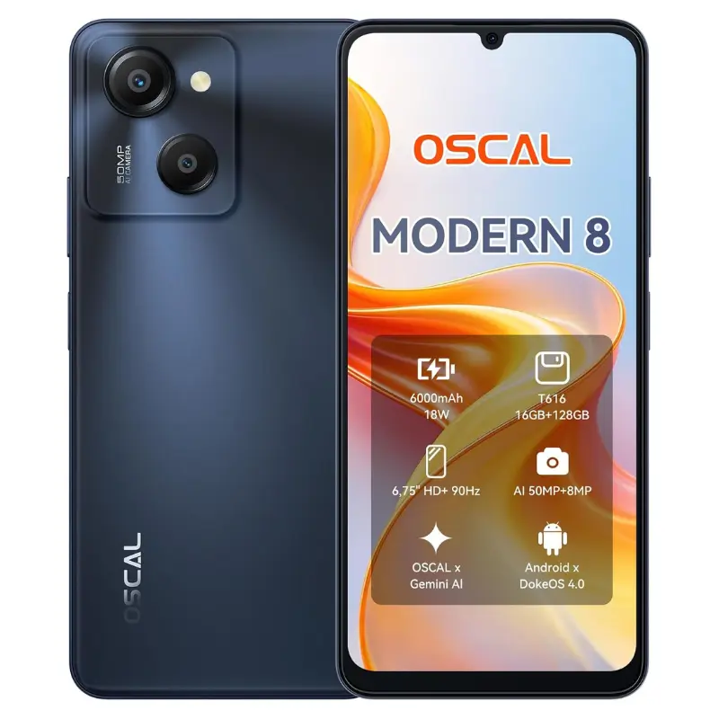 OSCAL Modern 8 16+128GB [CUPÓN DESCUENTO]