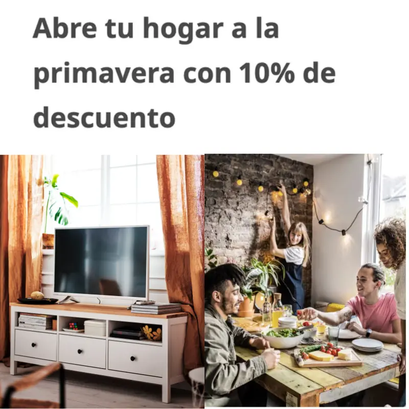 IKEA: 10% DTO. GRATIS en compras superiores a 150€