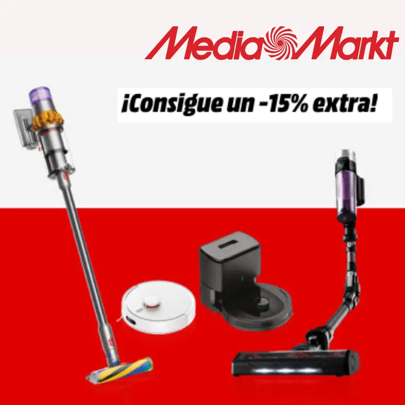 MediaMarkt :: -15% DTO. en aspiración y cuidado personal