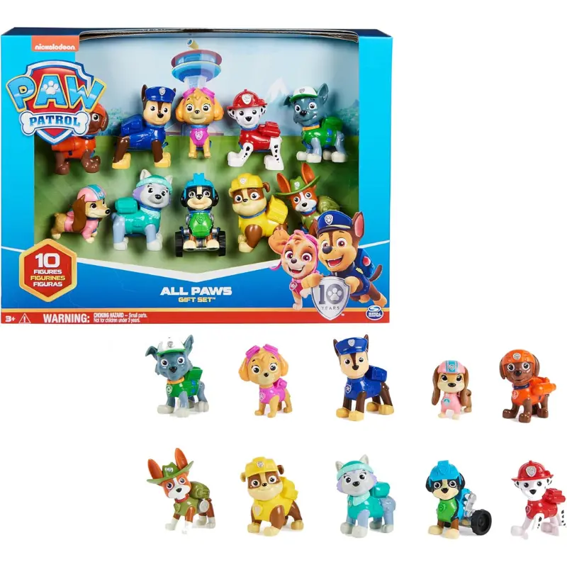 Pack de 10 figuras de la Patrulla Canina [OFERTA]