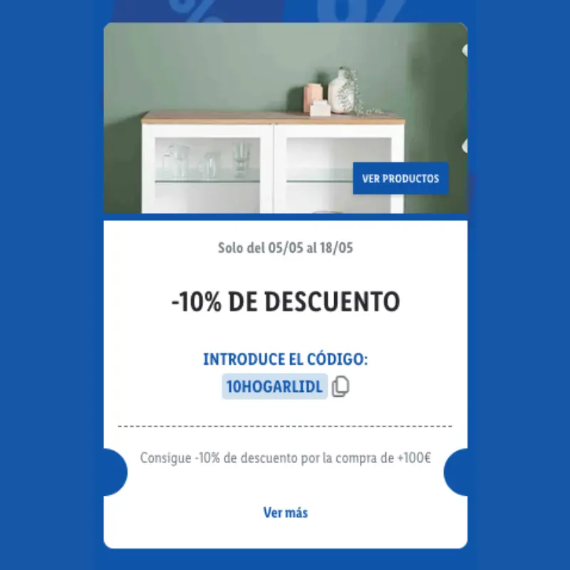 LIDL: -10% DTO. EXTRA por la compra de productos de hogar