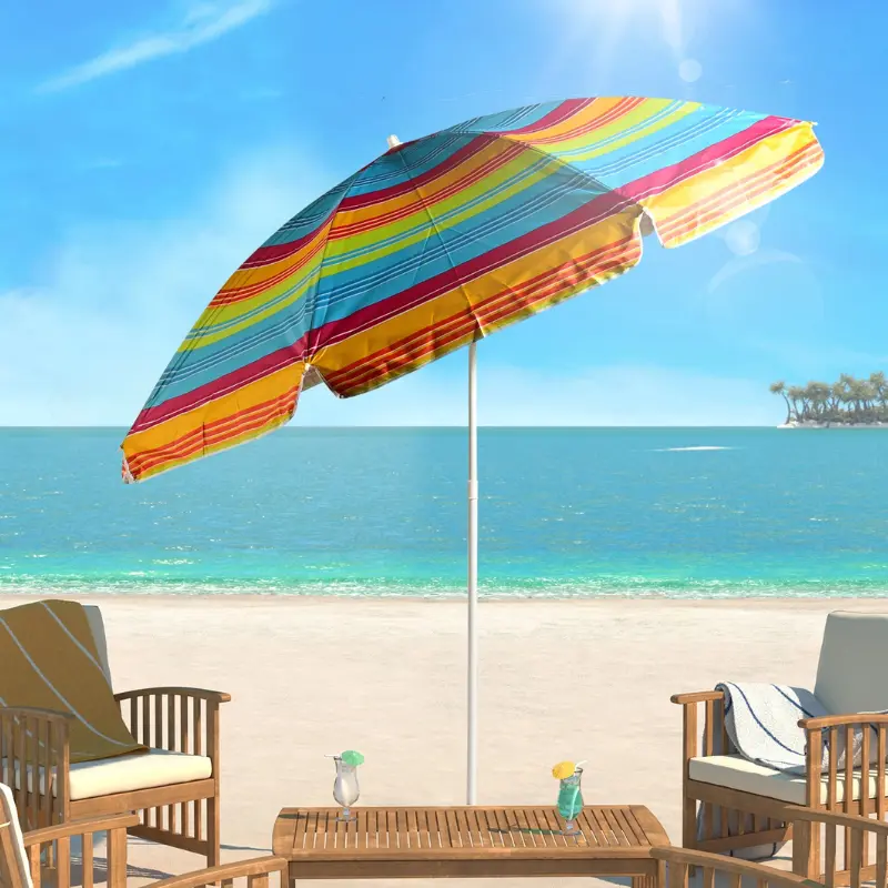 Sombrilla Playa plegable en varios colores y medidas