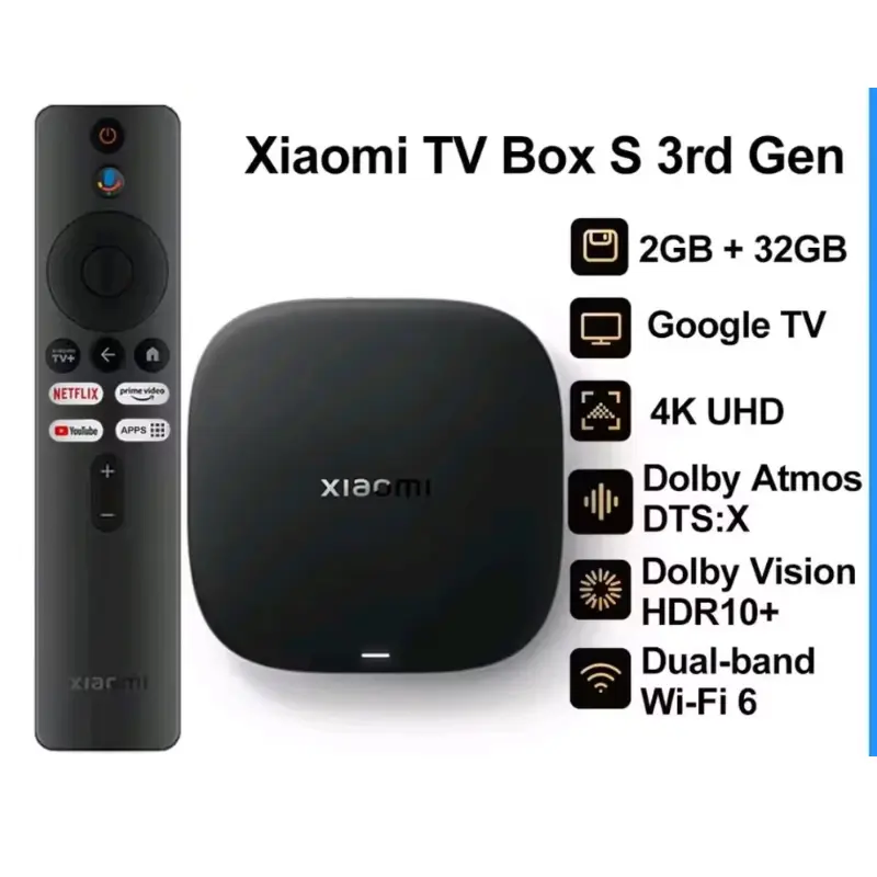 Xiaomi TV Box S 3rd Generación [CUPÓN DESCUENTO]