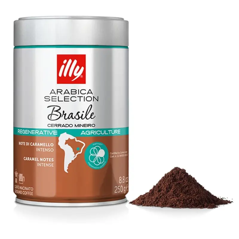 Pack x2 Café molido illy Arabica Selection Brasil Cerrado Mineiro