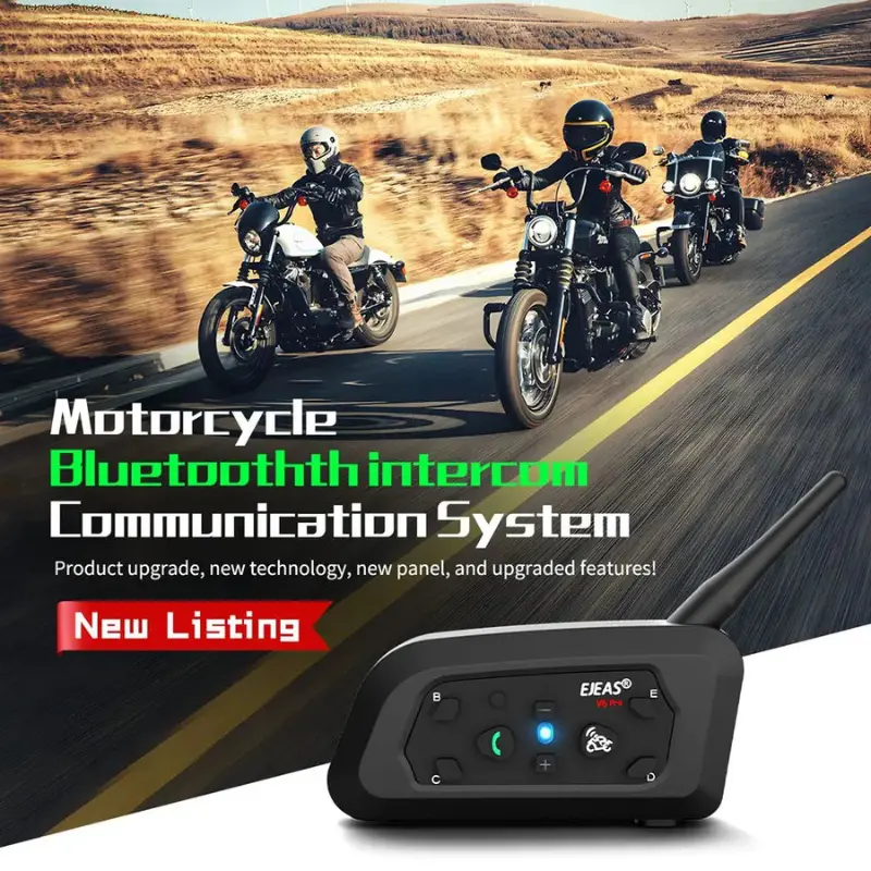 Intercomunicador EJEAS V6 Pro Plus con Bluetooth para moto [OFERTA]