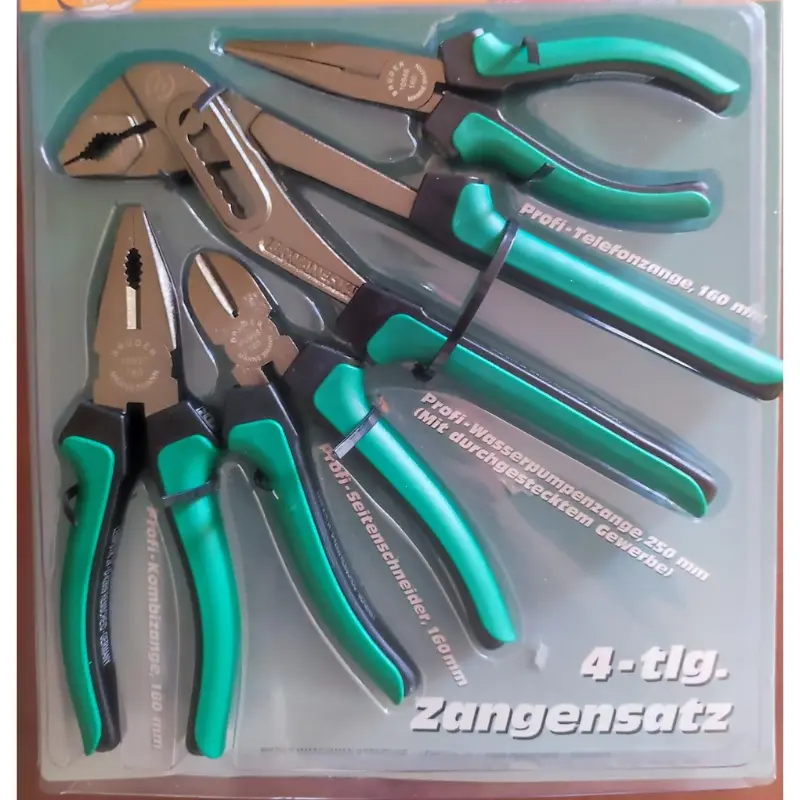 Juego de alicates 4 piezas Mannesmann