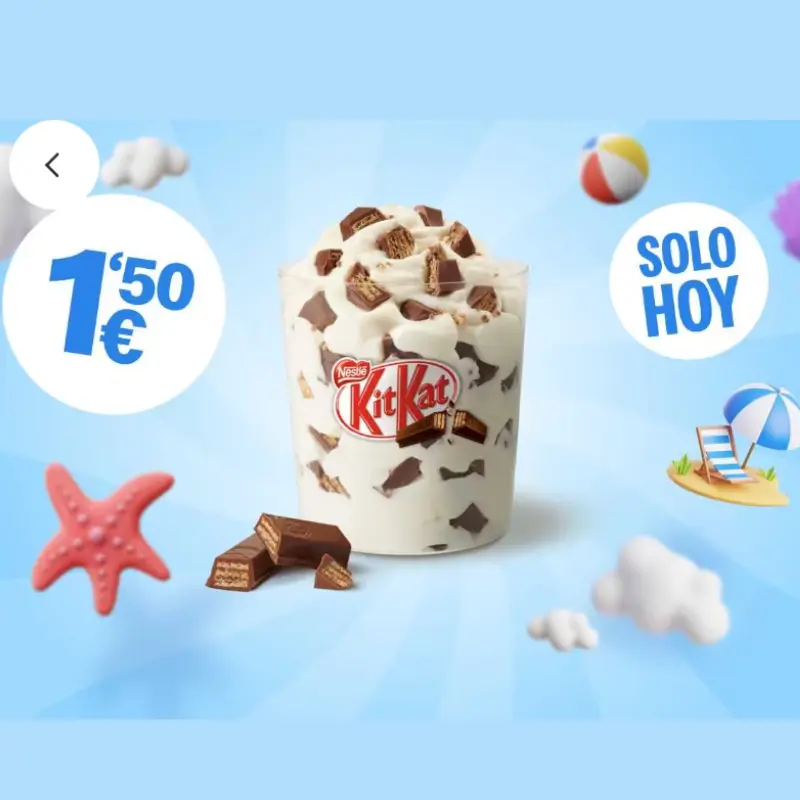 ¡McFlurry GRATIS por Pide y Paga! (cuentas seleccionadas)