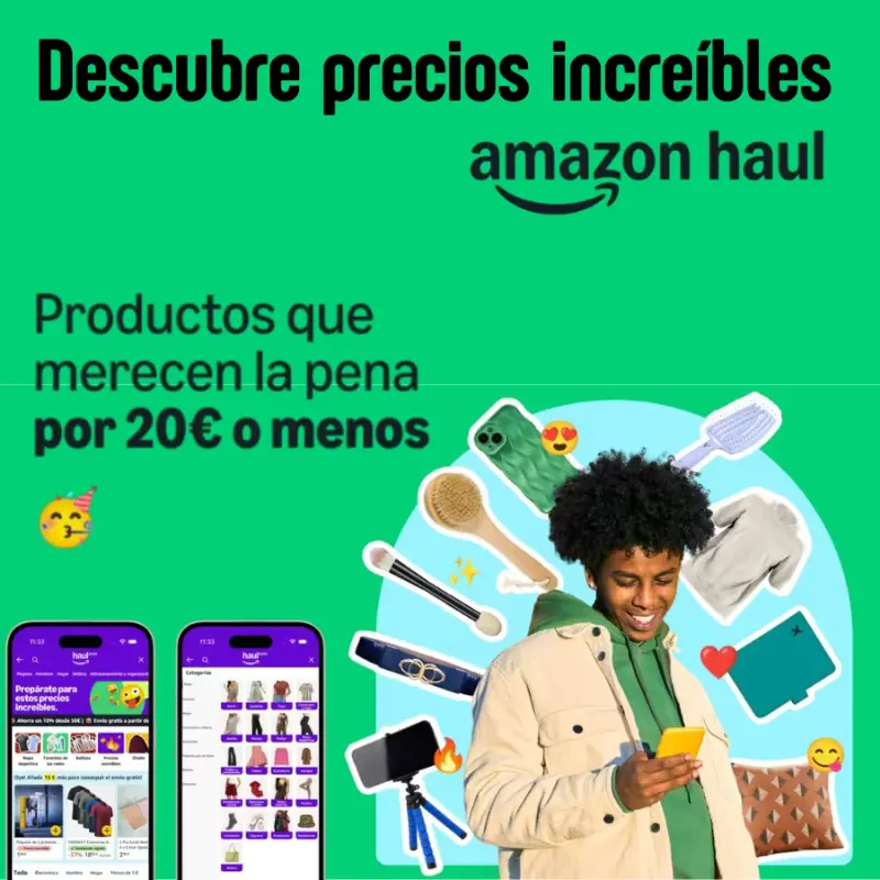 Amazon Haul: Miles de productos por 20€ o menos [PROMOCIÓN]