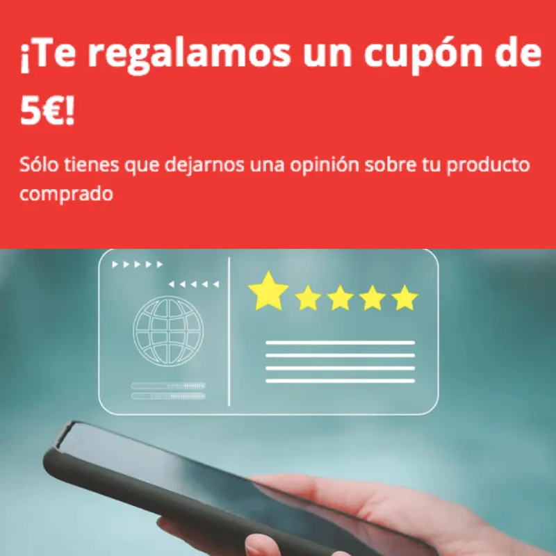 WORTEN | 5€ GRATIS por hacer una reseña