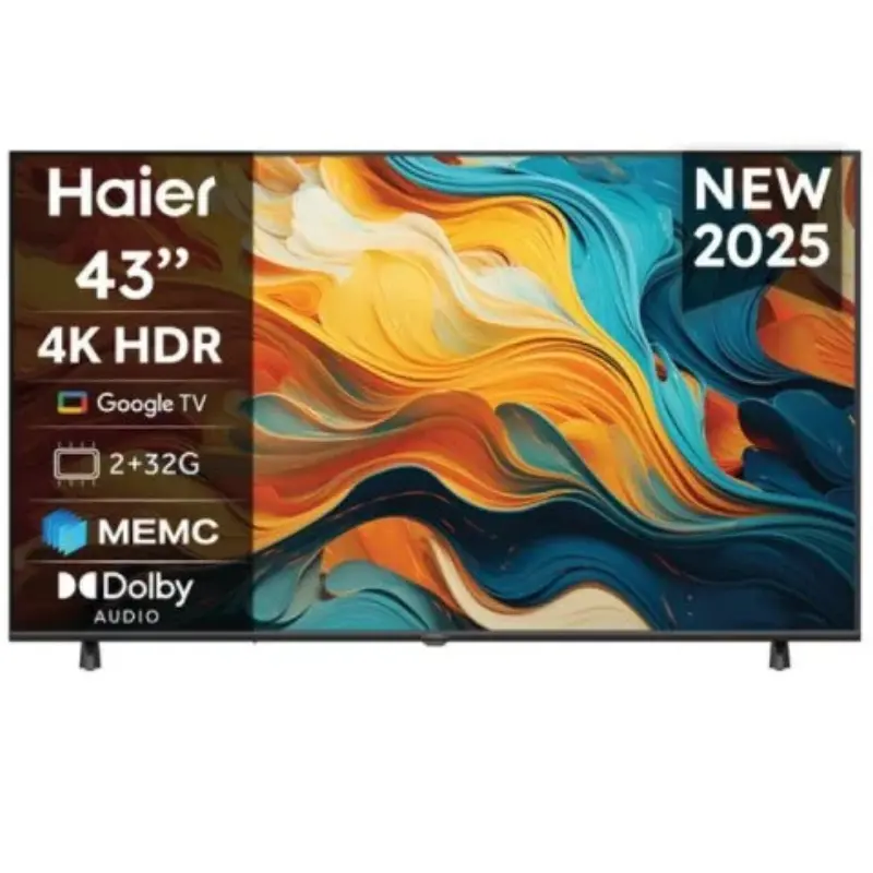 Haier H43K85FUX LED 43″ 4K Ultra HD Google TV [CUPÓN DESCUENTO]