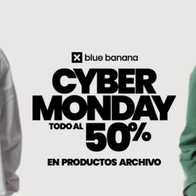 ¡Cyber Monday Blue Banana! 30% DTO. en TODO + cupón 10% + calcetines GRATIS