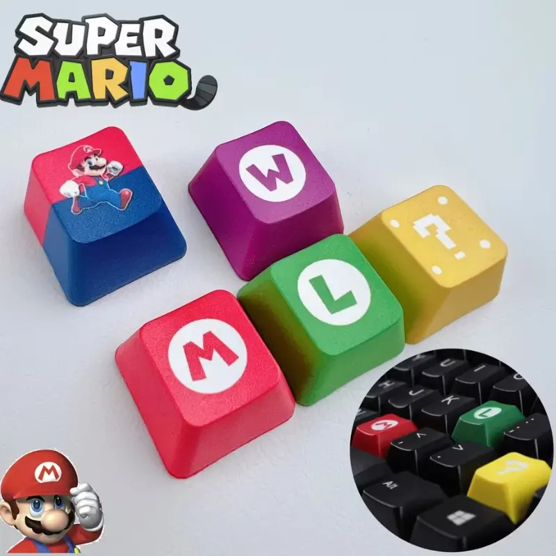 Pack x5 teclas Super Mario para teclado [OFERTA]